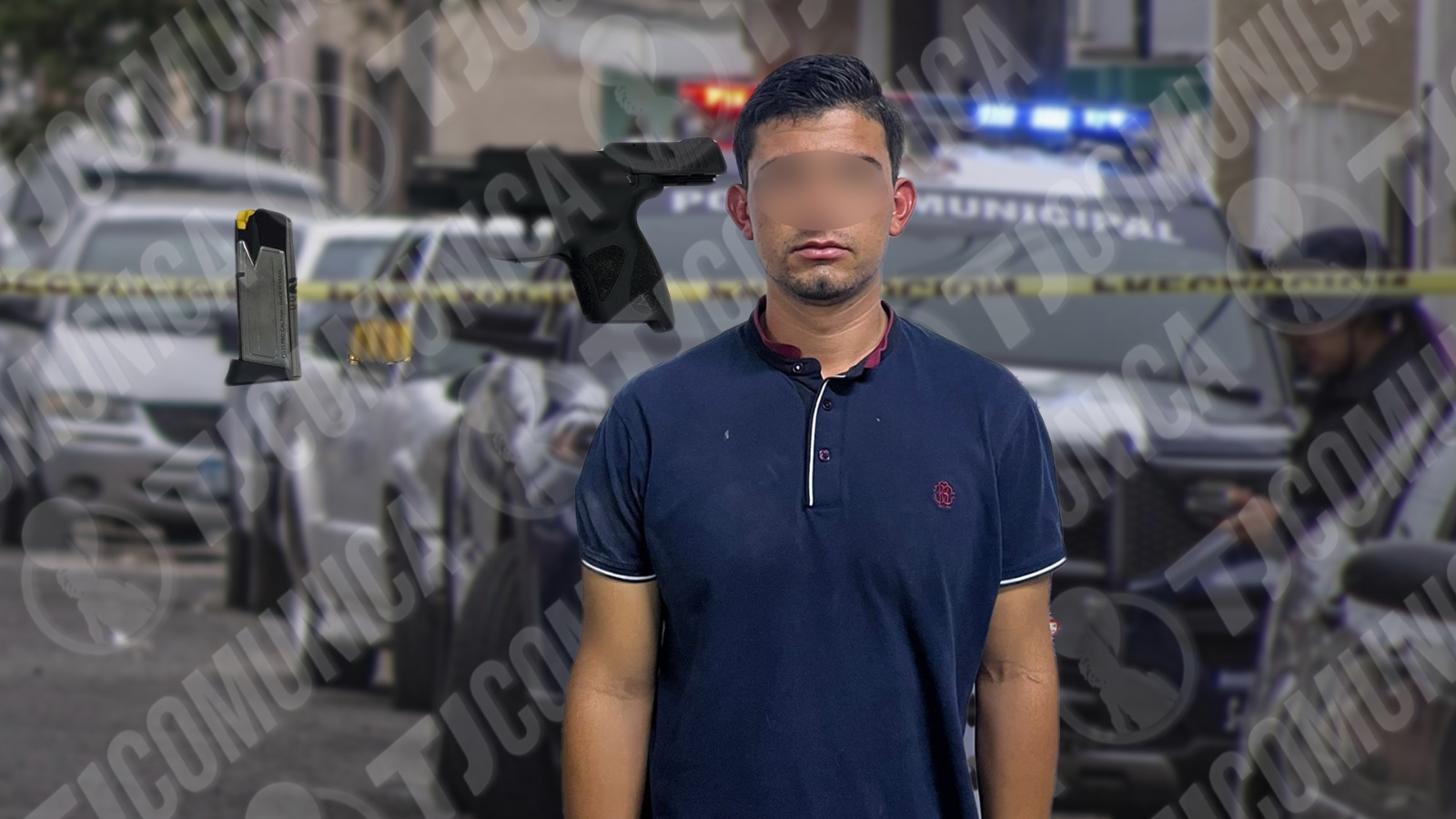 Cae sinaloense armado en Hacienda las Delicias