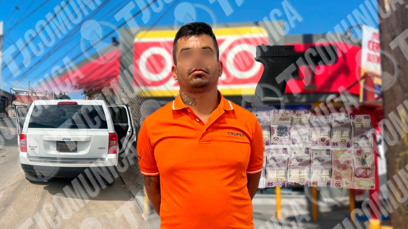 Policía Municipal detiene a asaltante: ¡ya había robado 11 Oxxo!