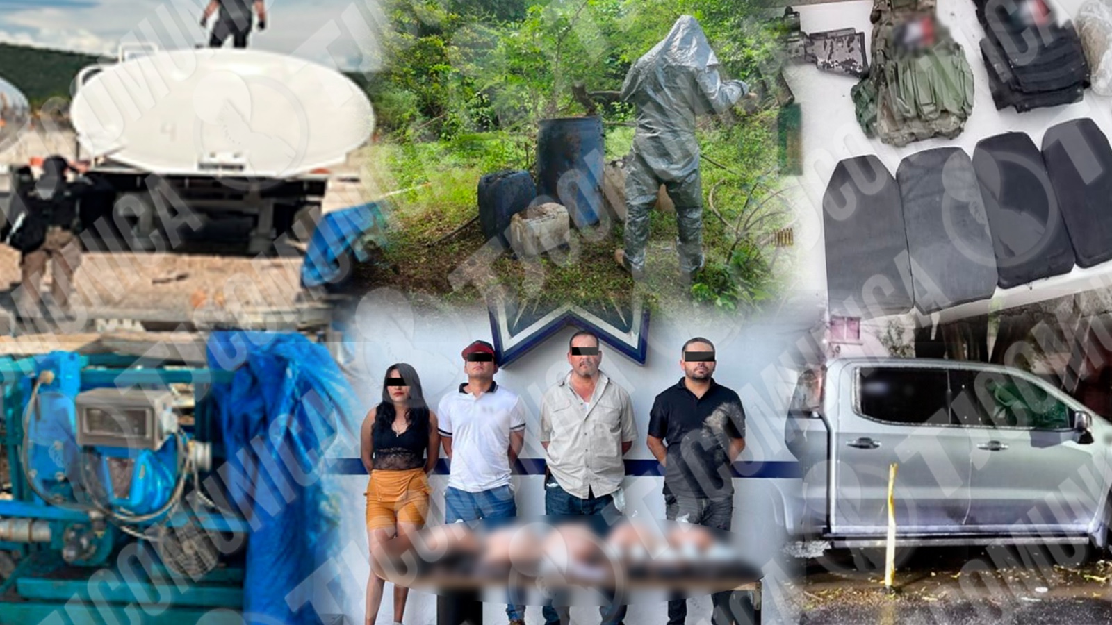 Operativos contra la violencia, aseguran armas y drogas en las ciudades más conflictivas de México