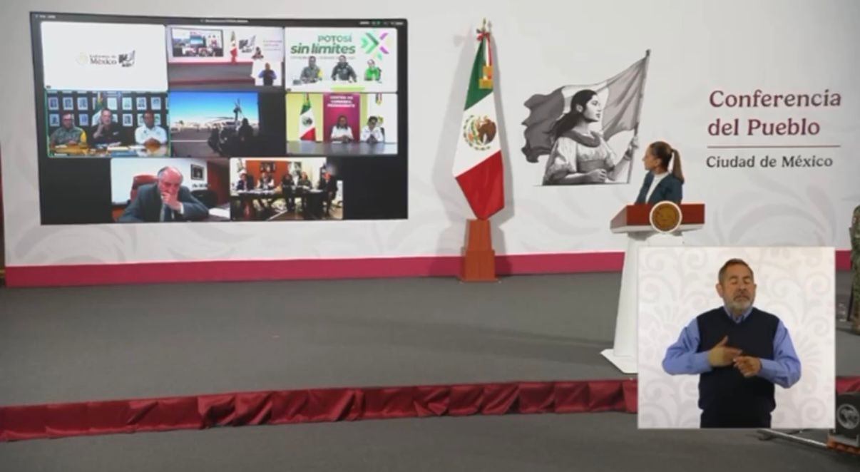 Gobernador de Querétaro, Mauricio Kuri, agradece a la Presidenta Claudia Sheinbaum por los esfuerzos del Gobierno Federal para atender la emergencia causada por las lluvias intensas de los recientes días.