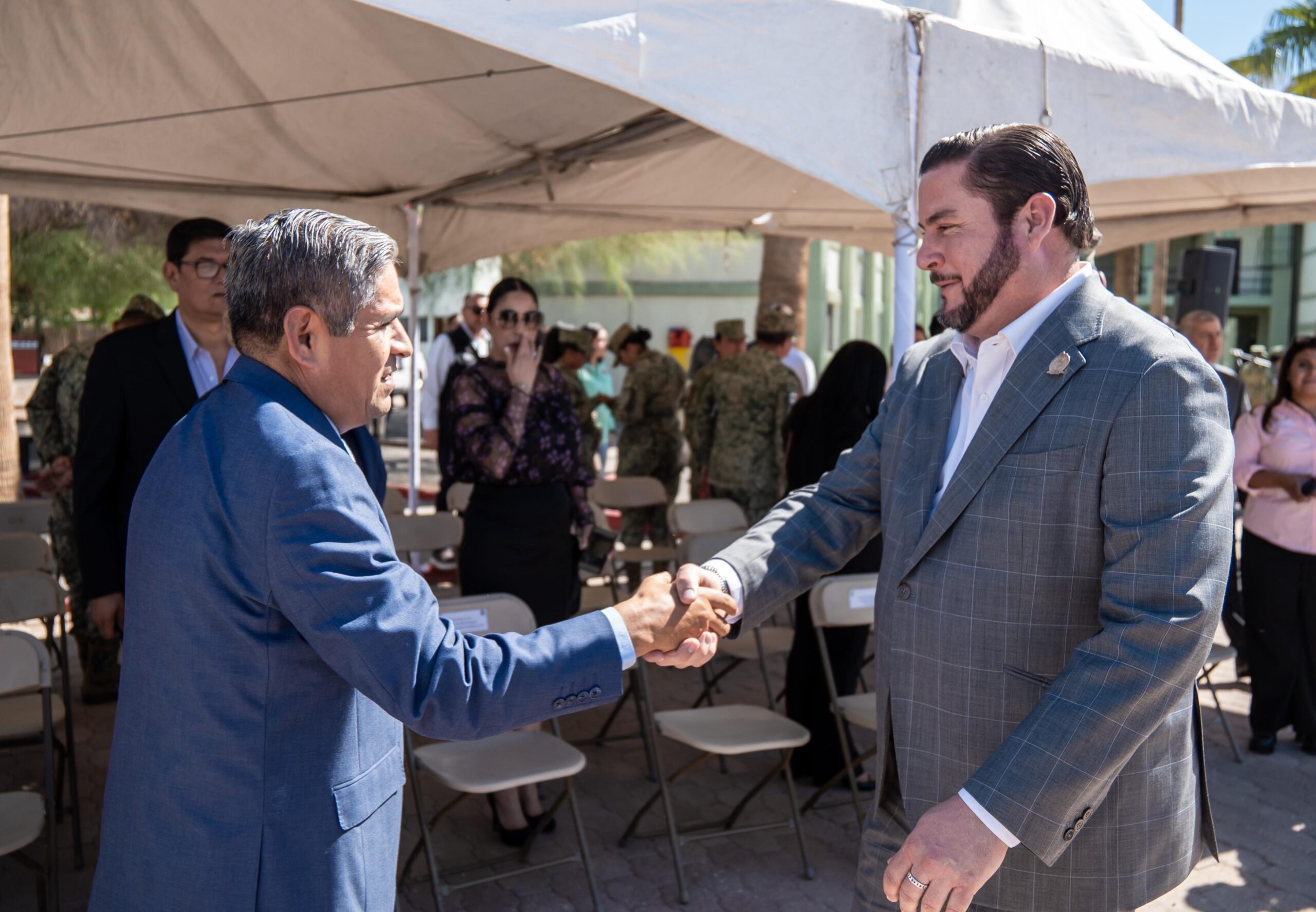 Asiste Ismael Burgueño a la Ceremonia de Toma de Posesión del nuevo Comandante de la II Región Militar
