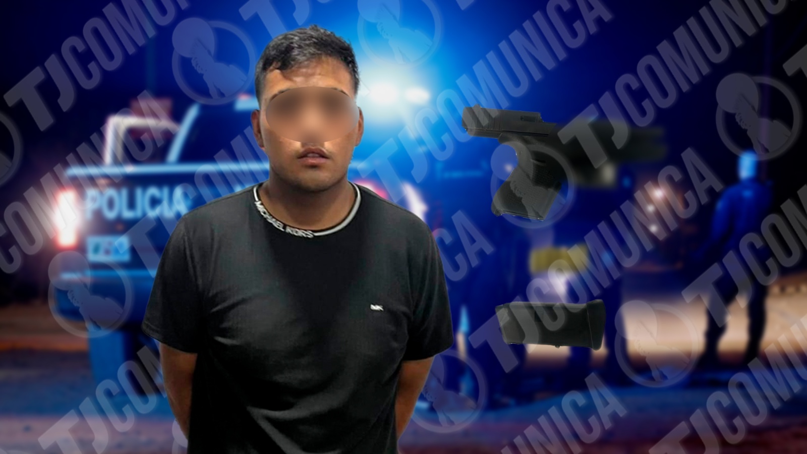 Iba a matar a un “contra” en el área de las maquinitas de la Zona Centro; fue detenido por la Policía Municipal de Tijuana