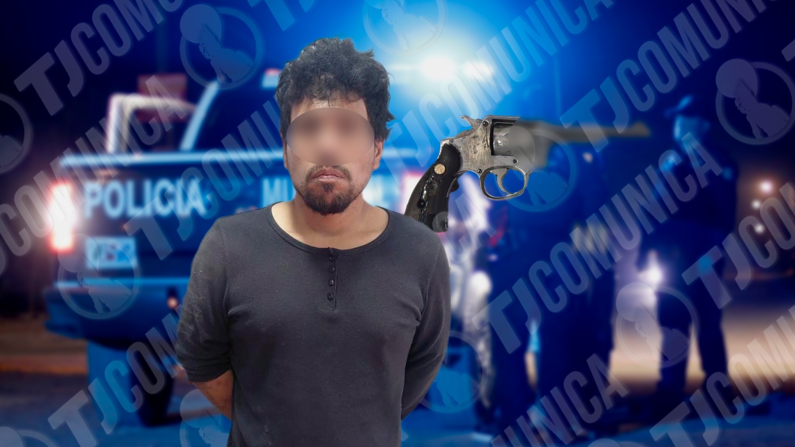 Policía Municipal soprende a “El Dientón” armado y agresivo en la colonia Oaxaca