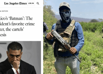 “Batman de México, el favorito de la presidenta para combatir la inseguridad, el némesis de los cárteles”, así nombró Los Angeles Times a Omar Harfuch