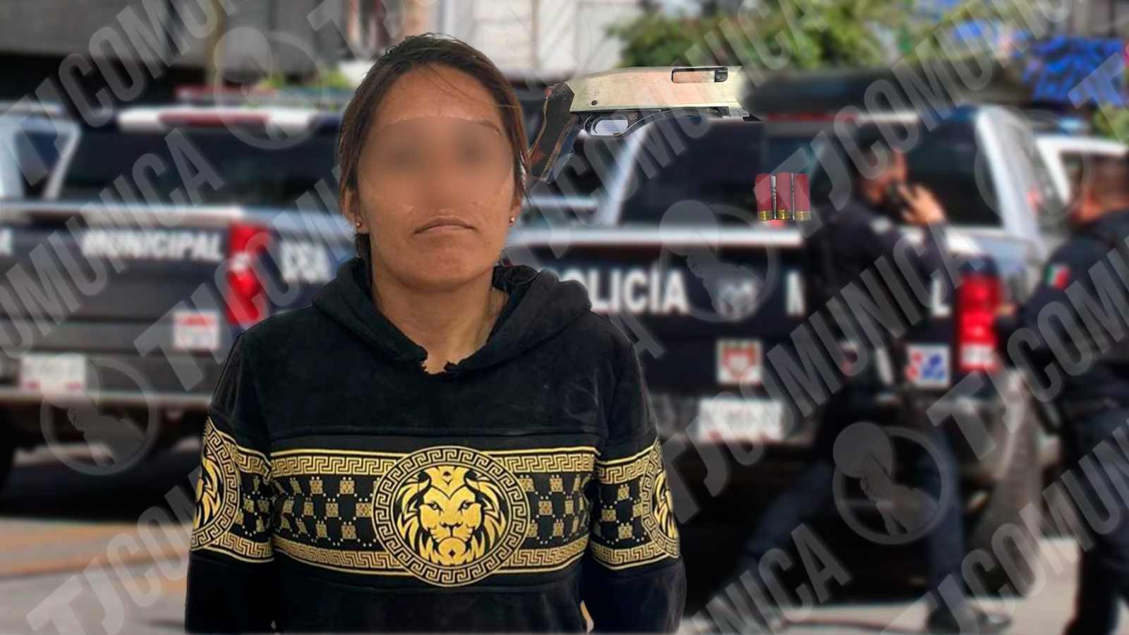 Mujer bélica con escopeta asaltó a su expareja y lo amenazo de muerte