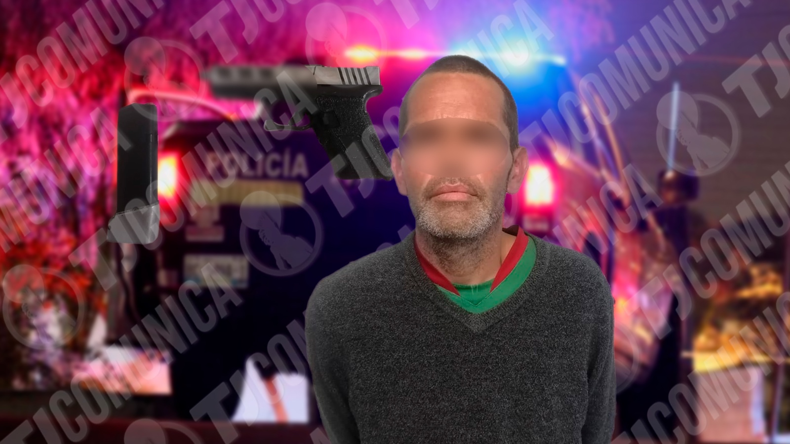 Arrestan a hombre con antecedentes penales en Tomás Aquino