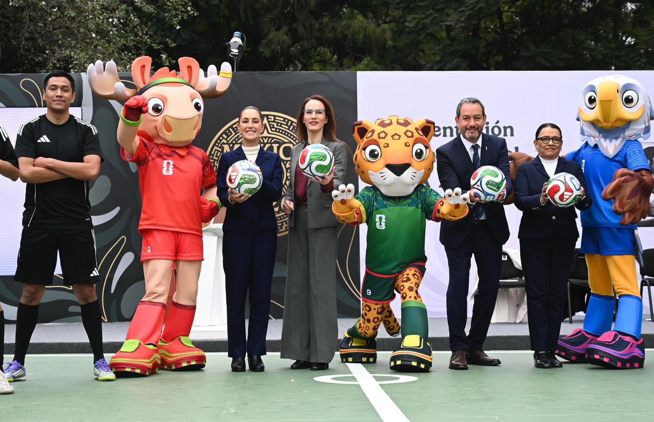 PRESIDENTA CLAUDIA SHEINBAUM PRESENTA LA COPA MUNDIAL FIFA 2026; “ES MOMENTO PARA COMPARTIRLE AL MUNDO LO QUE ES MÉXICO Y EL MOMENTO HISTÓRICO QUE VIVE”