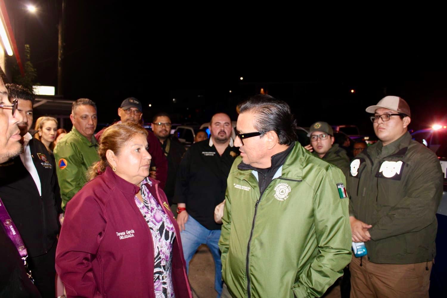 Acuerdan Gobierno Municipal y colonos de Sánchez Taboada acciones preventivas y de movilidad ante deslizamiento