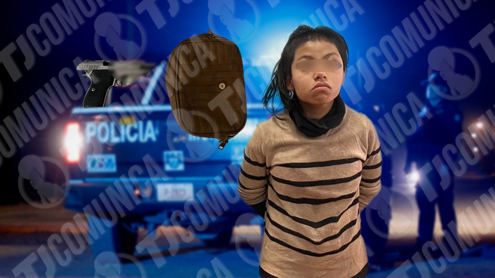 Cae niña “sicaria” con corta en Tijuana