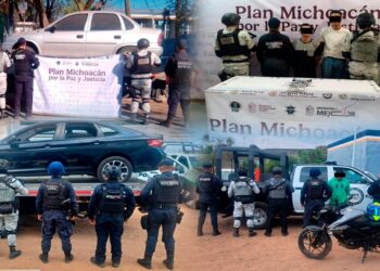 Operativos en Michoacán dejan 122 detenidos, decomisan armas, drogas y vehículos
