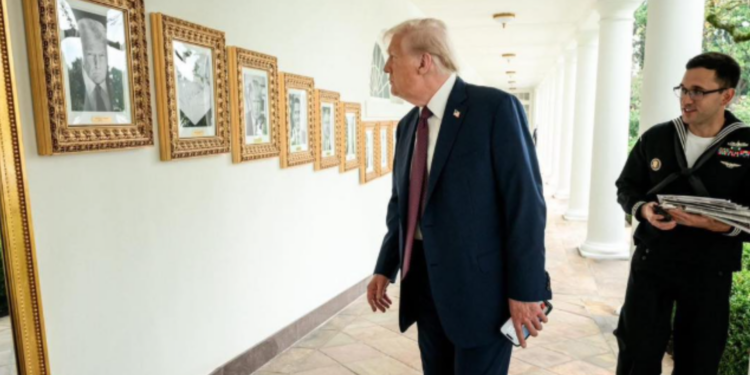 La Casa Blanca estrena el Paseo de la Fama de los ex presidentes de Estados Unidos