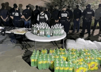 ¡Se les acabó la fiesta! Entre armas, dinero y alcohol aseguran a 300 menores