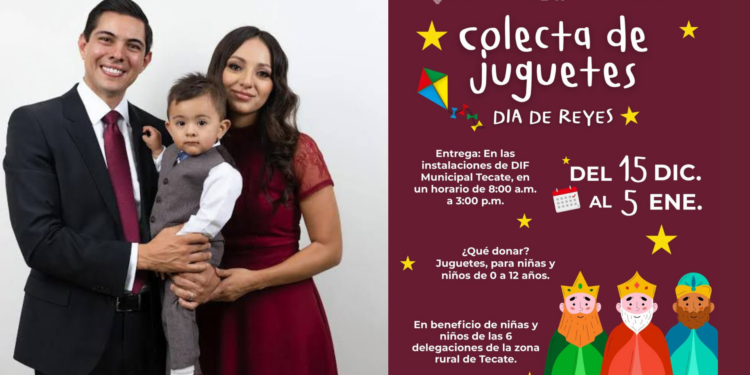 DIF Tecate invita a participar en la Colecta de Juguetes por el Día de Reyes