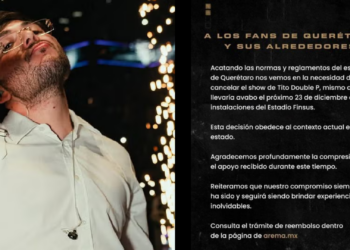¡Otro más! Cancelan show de Tito Doble P en Querétaro por corridos tumbados