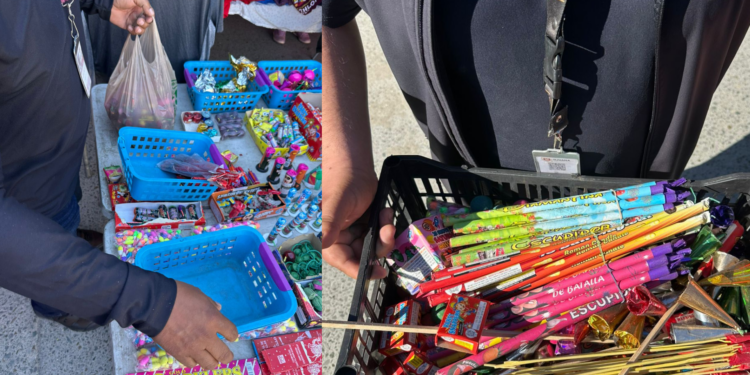 Decomisa Gobierno Municipal más de 46 kilogramos de pirotecnia durante operativos en las nueve delegaciones