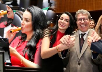 ¿Coherencia o doble moral? Diputada de Morena va contra vapeadores y en plena Cámara aparece vapeando