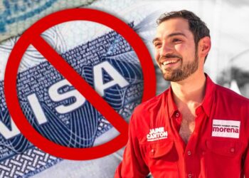Otro político de Morena sin visa