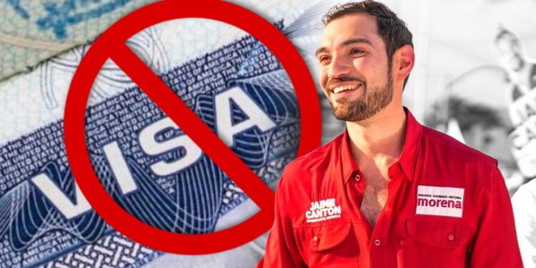 Otro político de Morena sin visa