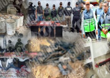 Aseguran armas, explosivos y droga en operativos federales