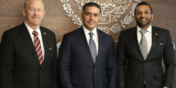 Omar García Harfuch informó que, derivado del acuerdo con el Gobierno de los Estados Unidos, el 22 de enero se recibió la visita del Director del FBI, Kash Patel.