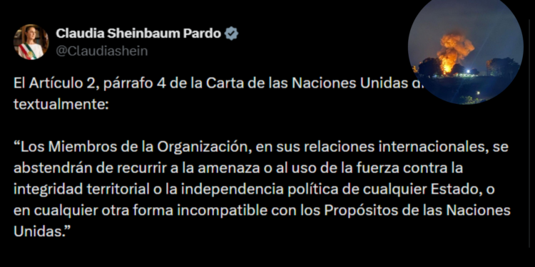 México condena intervención militar en Venezuela