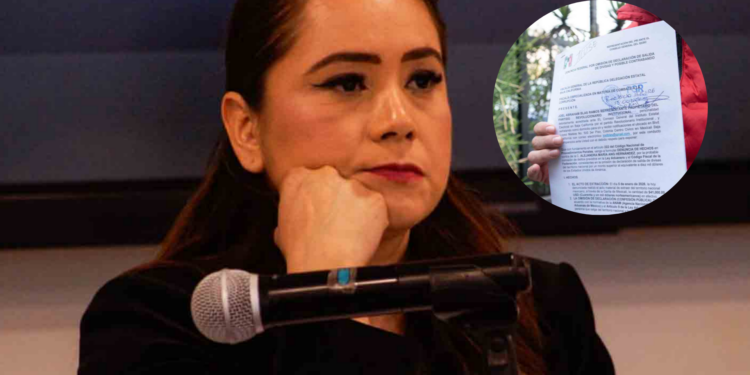Presentan denuncia ante la FGR contra diputada Alejandra Ang que fue sorprendida al intentar cruzar a Estados Unidos con 800 mil pesos en efectivo