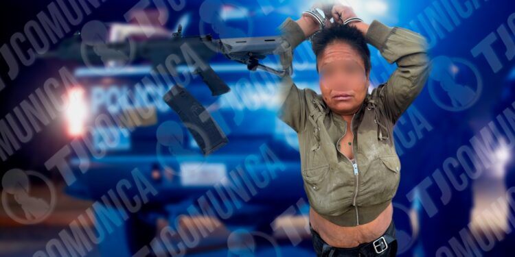 Cae sicaria con fusil en Tijuana