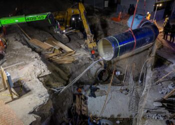 Agua podría comenzar a llegar de manera paulatina mañana; trabajos en el Acueducto Florido–Aguaje continúan