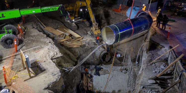 Agua podría comenzar a llegar de manera paulatina mañana; trabajos en el Acueducto Florido–Aguaje continúan
