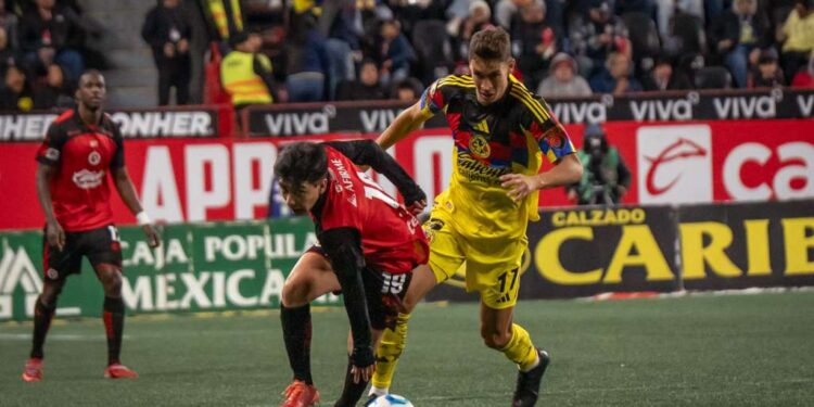 Xolos y América empatan sin goles en el arranque del Clausura en el Estadio Caliente