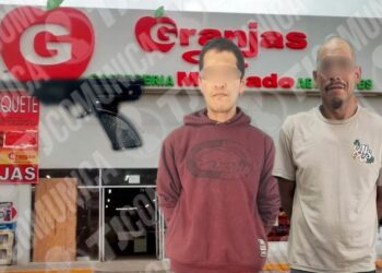 Policía municipal de Tijuana frustra robo en tienda Mercado Granjas