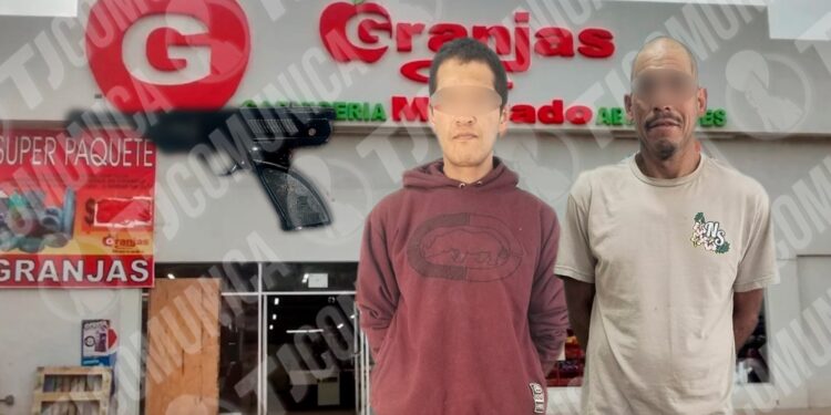 Policía municipal de Tijuana frustra robo en tienda Mercado Granjas