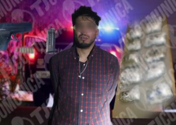 “Trabajo para el Cabo 45, de Sinaloa”; Policía Municipal de Tijuana captura a joven armado con marihuana