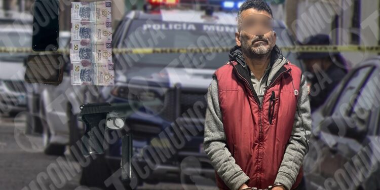 Municipal de Tijuana captura a asaltante tras robo de 200 pesos