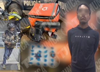 Se hacía pasar por repartidor de Didi, pero transportaba cristal