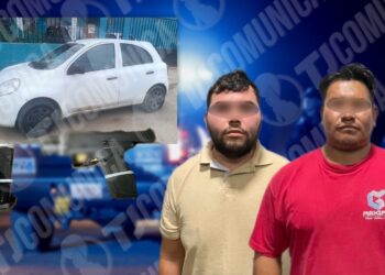 Policía Municipal atora a dos por asalto y robo de Maruchan y Nutri Leche