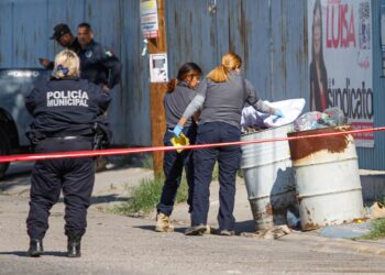 Localizan narcomanta en estación policial de Villas del Sol, en Mexicali