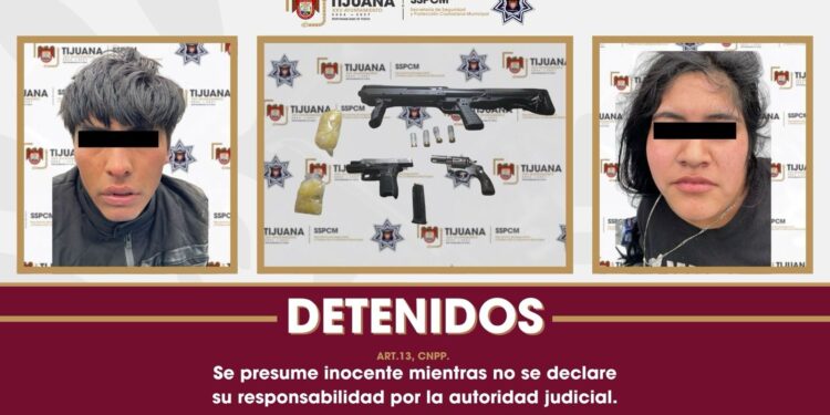 Detiene Policía Municipal a dos personas y asegura tres armas de fuego durante operativo en Cañón de las Carretas