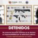 Detiene Policía Municipal a dos personas y asegura tres armas de fuego durante operativo en Cañón de las Carretas