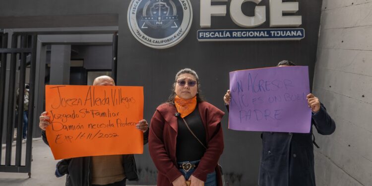 Sobreviviente de violencia vicaria exige a la FGE justicia y resguardo urgente de su hijo en Tijuana
