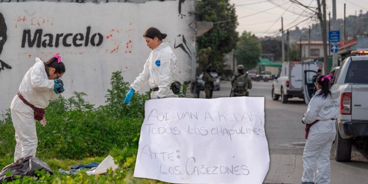 Encuentran cabeza humana con mensaje de amenaza en Rancho Las Flores