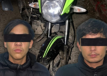 Detienen a dos personas, una de ellas menor de edad, por portación de arma de fuego en Valle San Pedro