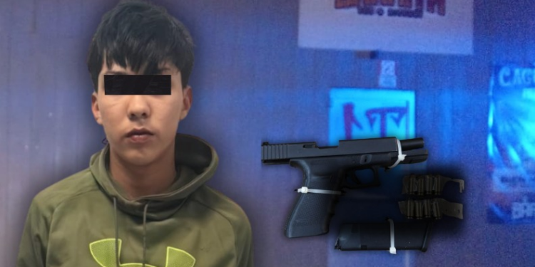 Detienen a joven armado tras balear a dos personas en bar de la colonia Presa Rodríguez