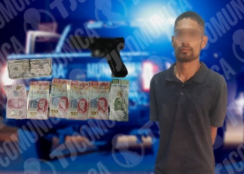 Policía Municipal captura a asaltante de conductor de taxi libre en la Sánchez