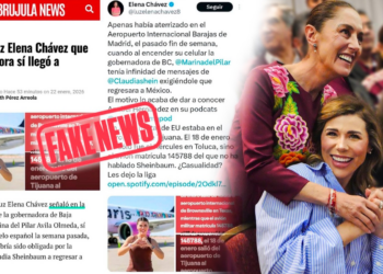 Marina del Pilar desmintió categóricamente las versiones difundidas por la periodista Elena Chávez, las cuales calificó como falsas y parte de una estrategia de desinformación.