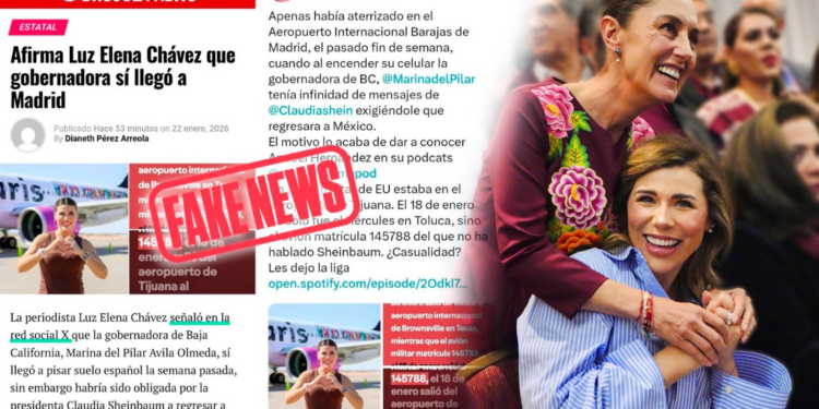 Marina del Pilar desmintió categóricamente las versiones difundidas por la periodista Elena Chávez, las cuales calificó como falsas y parte de una estrategia de desinformación.