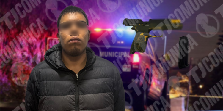 Detienen a hombre armado tras persecución en la colonia Sánchez Taboada