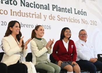 “TIENEN UNA PRESIDENTA QUE ESTÁ CON LAS Y LOS JÓVENES”: PRESIDENTA CLAUDIA SHEINBAUM AL INAUGURAR NUEVO PLANTEL DE BACHILLERATO TECNOLÓGICO EN LEÓN, GUANAJUATO, QUE DARÁ ACCESO A LA EDUCACIÓN A MÁS DE MIL ESTUDIANTES