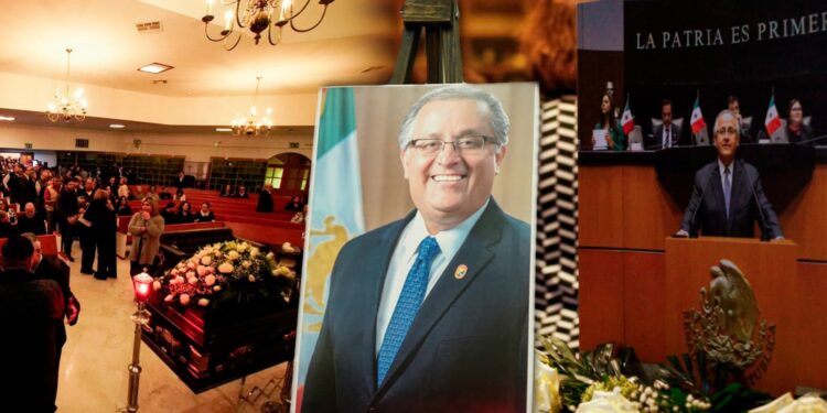 Con gratitud y respeto, panistas despiden al senador Gustavo Sánchez