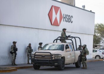 Asaltan sucursal de HSBC en el bulevar Casa Blanca